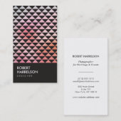 PRISM FOTO IN ZWART (Verticaal) Visitekaartje (Voorkant / Achterkant)