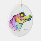Prism Gator Keramisch Ornament (Rechts)
