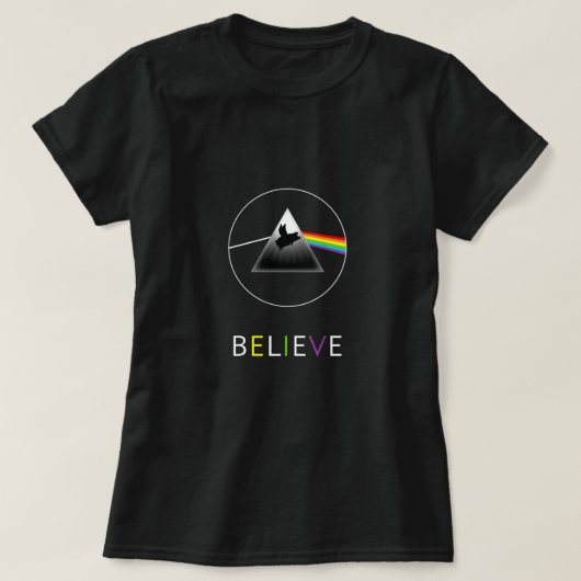 Prism GELOVEN-Flying Pig T-shirt (Design voorkant)