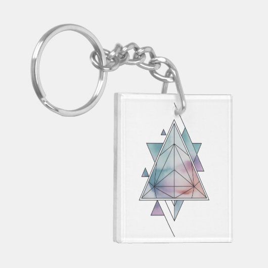 Prism Geometry Charm Sleutelhanger (Voorkant Links)