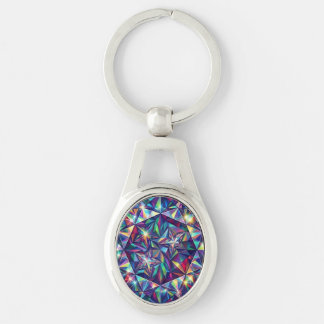 Prism Mandala – Kaleidoscope Metal Keychain