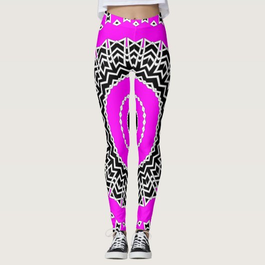 Prism Mandala ( Roze ) Leggings (Voorkant)
