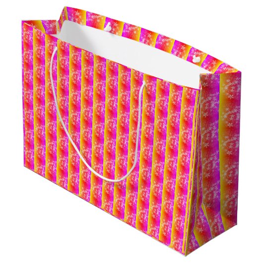 "Prism Patroon" Cadeaubag Groot Cadeauzakje (Achterkant Gekanteld)