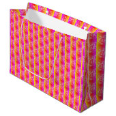 "Prism Patroon" Cadeaubag Groot Cadeauzakje (Voorkant Gekanteld)