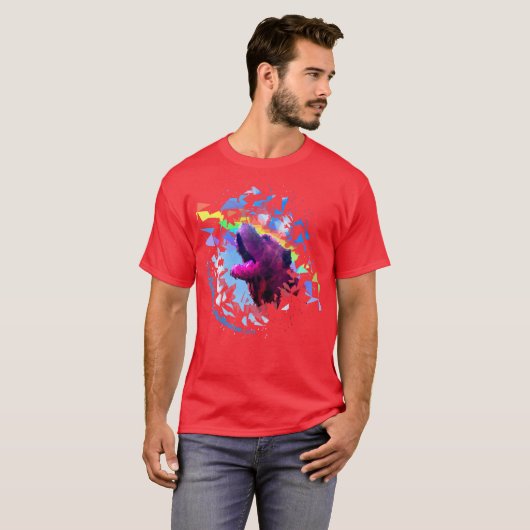 Prism Pei T Shirt Red (Voorkant volledig)