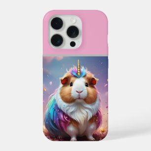 Prism Pigtail: De Stralende Eenhoorn Cavia, iPhone 15 Pro Case