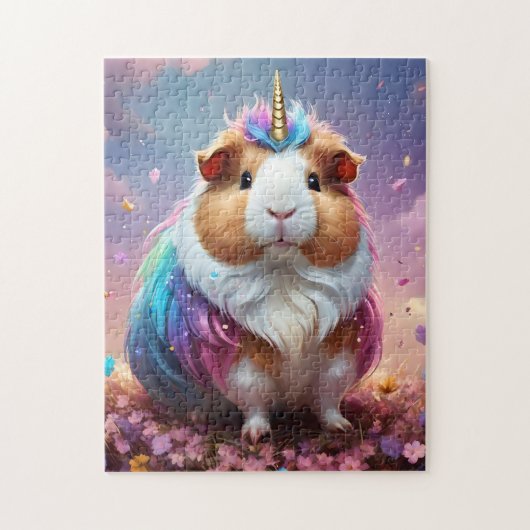 Prism Pigtail: De Stralende Eenhoorn Cavia, Legpuzzel (Verticaal)
