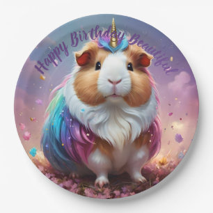Prism Pigtail: De Stralende Eenhoorn Cavia, Papieren Bordje