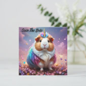 Prism Pigtail: De Stralende Eenhoorn Cavia, Save The Date (Staand voorkant)