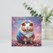 Prism Pigtail: het stralende eenhoorn cavia, (Staand voorkant)
