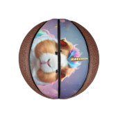 Prism Pigtail: het stralende eenhoorn cavia Basketbal (Verticaal)