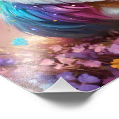 Prism Pigtail: het stralende eenhoorn cavia, Foto Afdruk (Hoek)