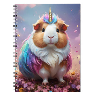 Prism Pigtail: het stralende eenhoorn cavia Notitieboek
