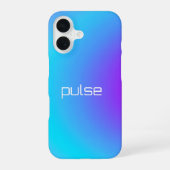 Prism Pulse - Vaporwave Gradiënt Vibe iPhone 16 Hoesje (Achterkant)