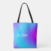 Prism Pulse - Vaporwave Gradient Vibe Tote Bag (Achterkant)