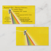 PRISM REFRACTION RAINBOW ~ BUSINESS ~CONTACTKAART CONTACTKAARTJE (Voorkant / Achterkant)