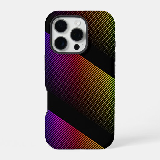 Prism Strepen iPhone Hoesje (Achterkant)