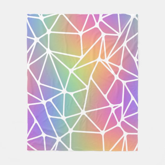 prism synapse net - rainbow web : fleece deken (Voorkant)