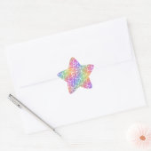prism synapse net - regenboogweb : ster sticker (Envelop)