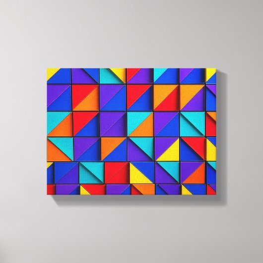 Prism Tile Canvas Afdruk (Voorkant)