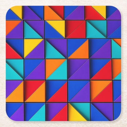 Prism Tile Kartonnen Onderzetters (Voorkant)