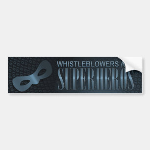PRISM - WERELDWIJD DONGHT POLITIE - Blauw Bumpersticker