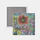 Prisma bloemen magneet (Voorkant / Achterkant)
