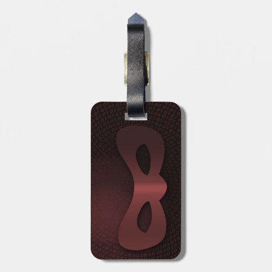 PRISMA - "KANT EN KLARE TIRANNIE " BAGAGELABEL (Achterkant verticaal)