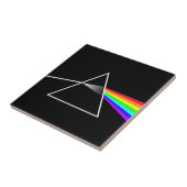 Prisma Licht Breking Kleurenspectrum Regenboog Phi Tegeltje (Zijkant)