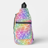 prisma synapsnet-regenboogweb: sling bag (Voorkant)