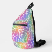 prisma synapsnet-regenboogweb: sling bag (Rechterhoek)