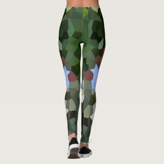 Prisma van groene Leggings (Achterkant)