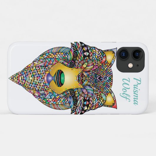 Prisma Wolf Case-Mate iPhone Case (Achterkant (horizontaal))