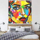 Prismara - Fragmenten van haar vlam Canvas Afdruk (Insitu (Slaapkamer))