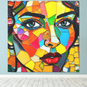 Prismara - Fragmenten van haar vlam Canvas Afdruk (Insitu (Houten vloer))