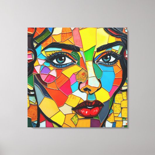 “Prismara” - Fragmenten van haar vlam Canvas Afdruk (Voorkant)