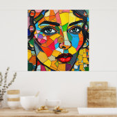 “Prismara” - Fragmenten van haar vlam Poster (Keuken)