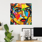 “Prismara” - Fragmenten van haar vlam Poster (Thuiskantoor)