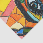 “Prismara” - Fragmenten van haar vlam Tissuepapier (Detail)