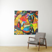 “Prismara” - Fragmenten van haar vlam Wandkleed (In Situ (horizontaal))
