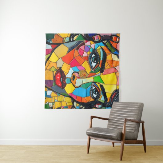 “Prismara” - Fragments of Her Flame Wandkleed (In Situ (horizontaal))