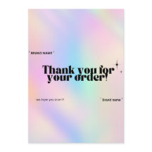 Prismatic Bedankt kaart Kleine bedrijven