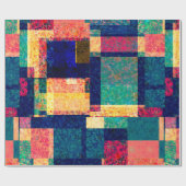 Prismatic Blocks – Modern Abstract Geometric Cadeaupapier (Vlak)