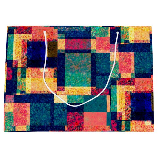 Prismatic Blocks – Modern Abstract Geometric Groot Cadeauzakje (Voorkant)