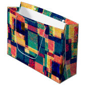 Prismatic Blocks – Modern Abstract Geometric Groot Cadeauzakje (Voorkant Gekanteld)