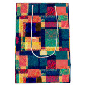 Prismatic Blocks – Modern Abstract Geometric Medium Cadeauzakje (Achterkant)