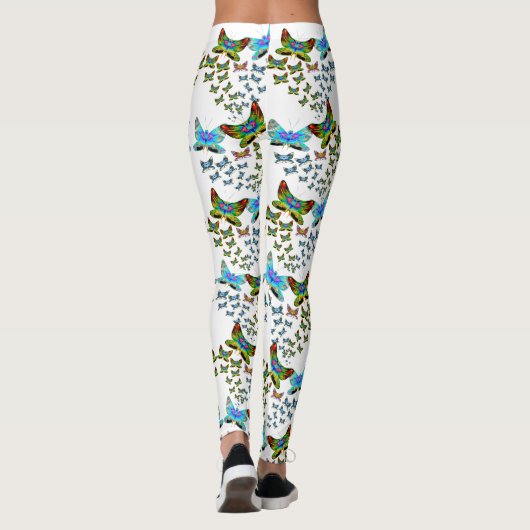 Prismatic Butterfly Swarm Leggings (Achterkant)