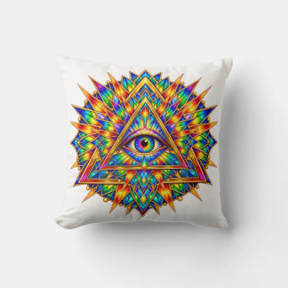 Prismatic Dawn Eye Kussen