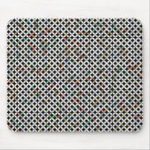 Prismatic gebogen diamantpatroon muismat (Voorkant)