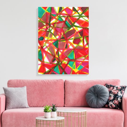 Prismatic II Canvas Afdruk (Insitu (Woonkamer))